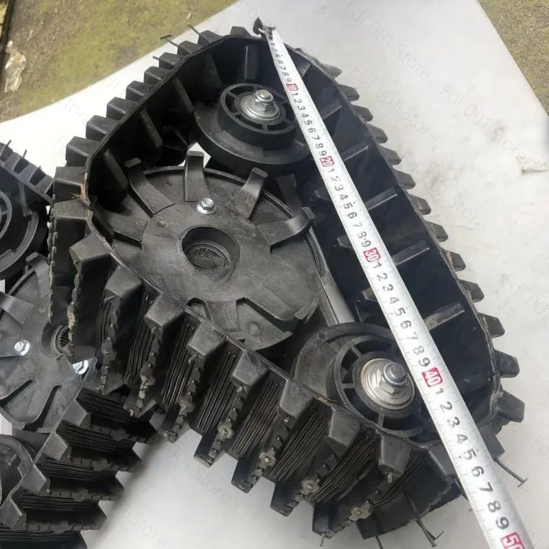 Four-wheeled electric vehicle, kart, beach car accessories, modified snowmobile, sleigh, rear wheel tracked ski wheel