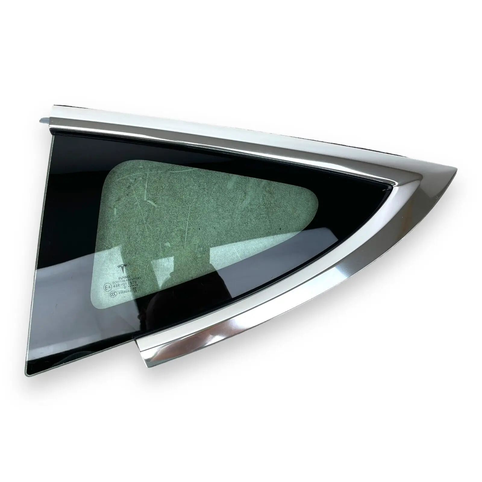 Original Left Right Rear Quarter Window Glass Triangular Glass 1514979 1514978 For Tesla Model 3