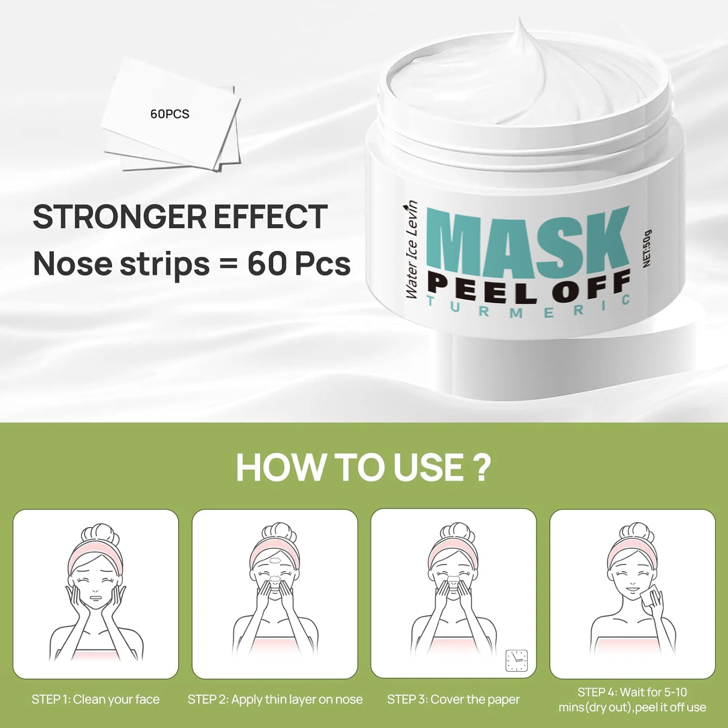 قناع تقشير الكركم فيتامين C +، والذي يمكنه ترطيبًا عميقًا وشد البشرة ويضيء لون البشرة. يتم حقنها مع مصدر الجلد. إنها مرطبة وحيوية #5