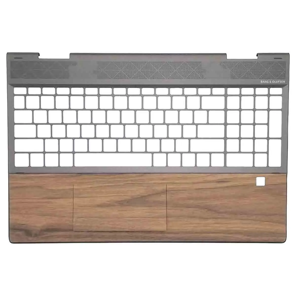 New Laptop Cover For HP ENVY X360 15-DR 15-DS TPN-W142 TPN-W143 Palmrest Case with Fingerprint Hole Brown Wood Grain C shell
