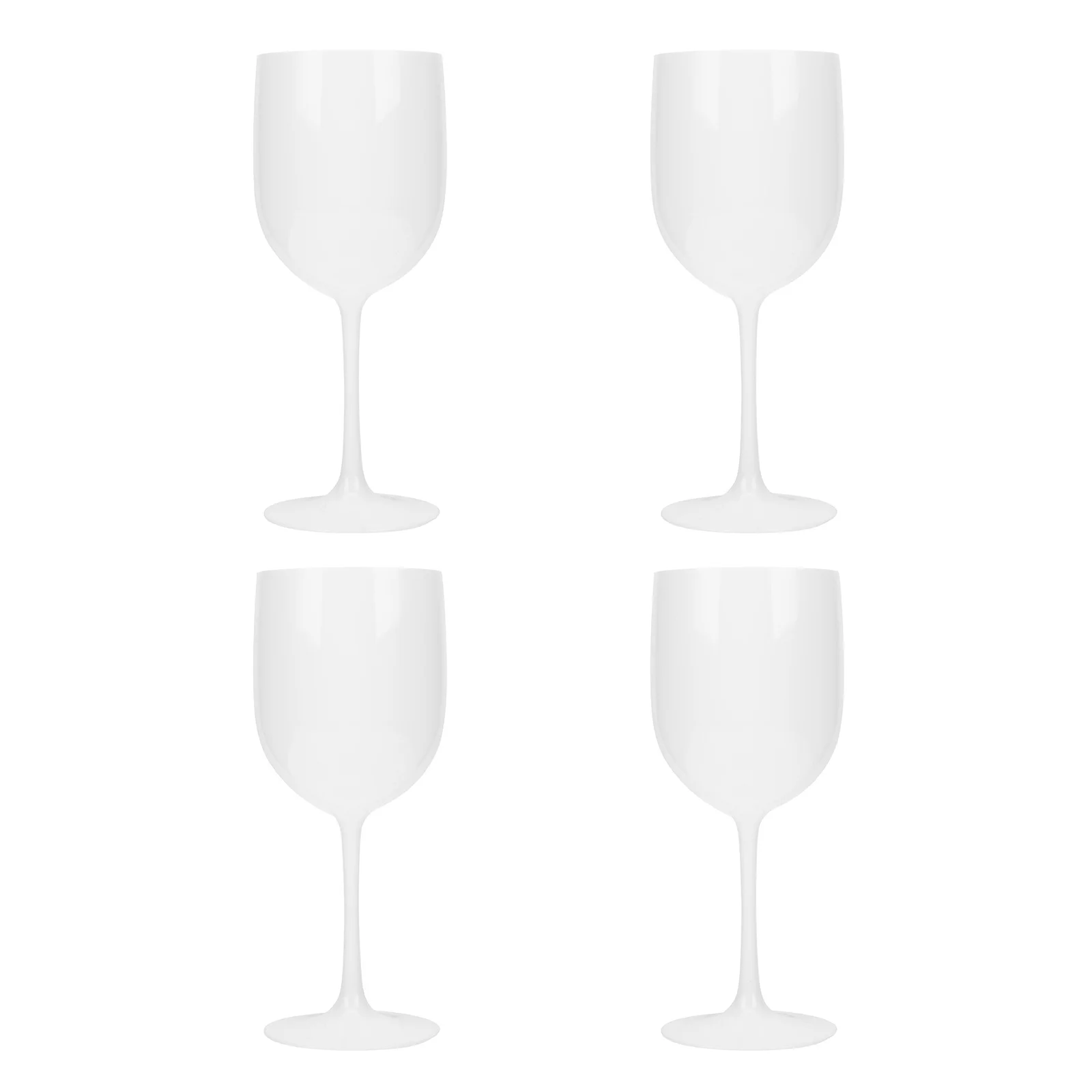 

4pcs Plastic Goblet Reusable Hard Cups Disposable Cocktail Water Tea Juice Beverage Parties Glass Storage Cup