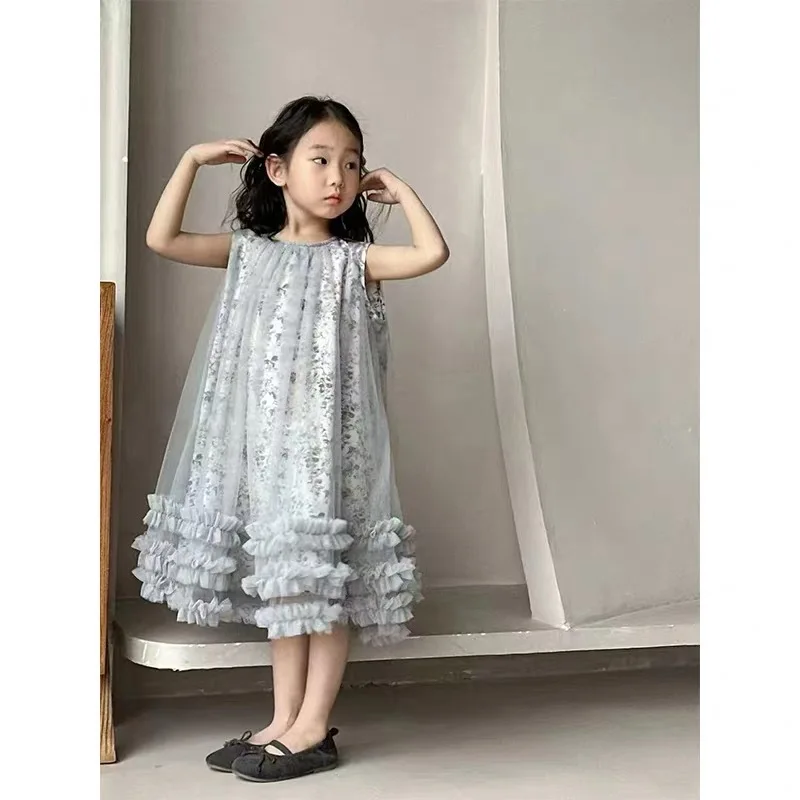 2025 Summer New Korean Style High-end Evening Gown, Tulle Skirt Princess Dress