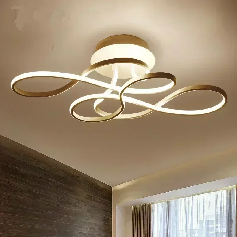 Modern LED Ceiling Chandelier for Living Dining Room Ceiling Lamp Bedroom Balcony Home Decoration Indoor Lighting Fixture Luster