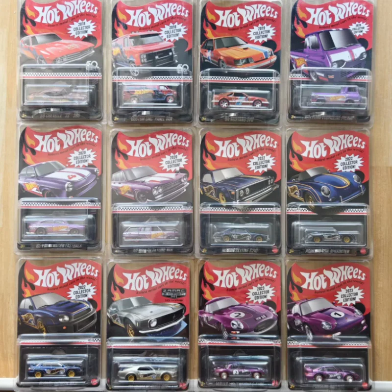 Hot Wheels Car Model 2020 Collector Edition Red Line Club Limited Purple Pickup Truck Datsun Ford Toy Gift For Adult Collectors
