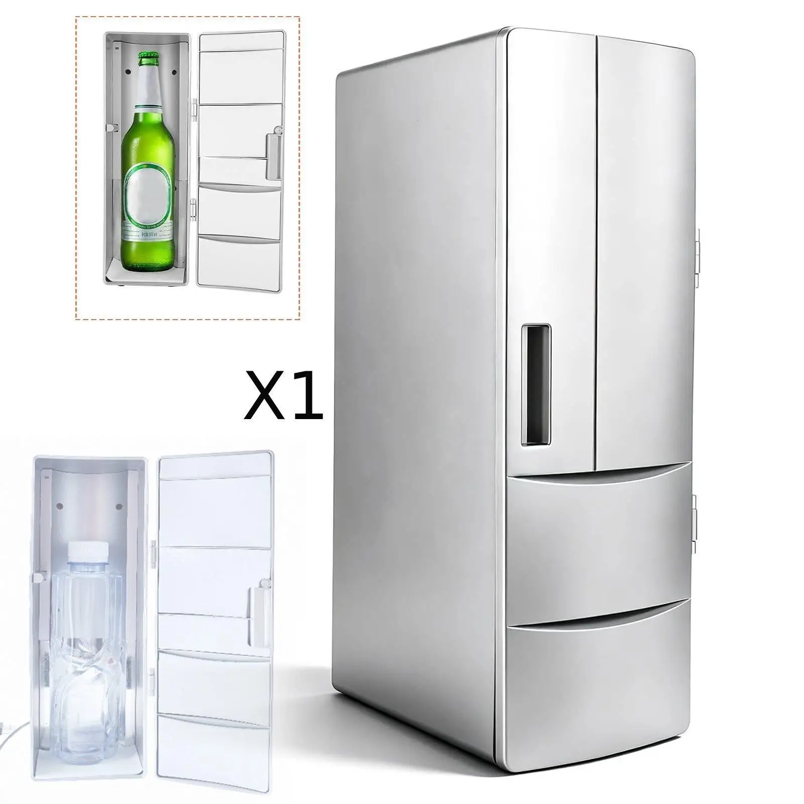 USB Mini Fridge Multifunctional Mini Refrigerator for Office Dorm Skincare