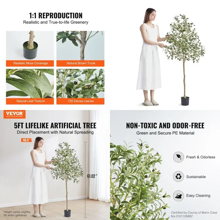 Artificial Olive Tr… - image