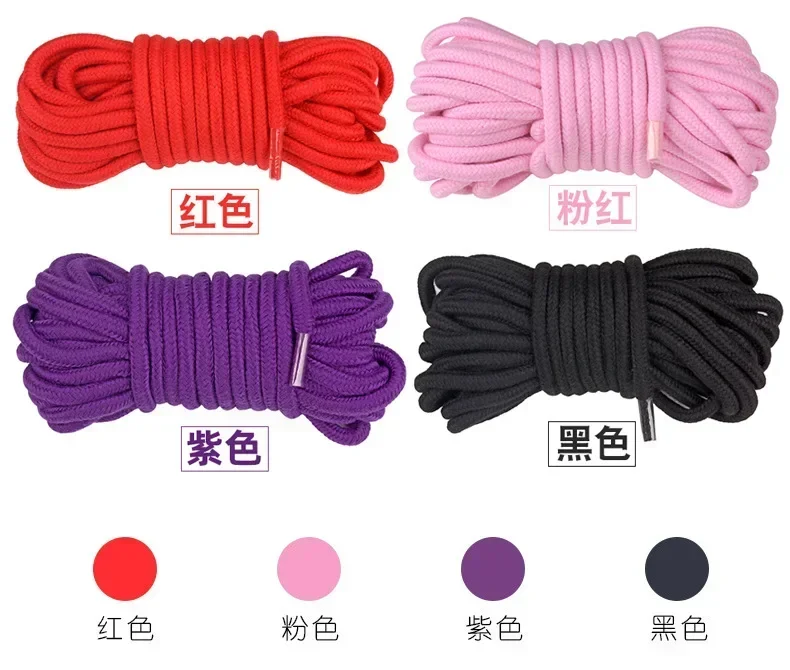 8mm Exquisite and soft Cotton strapping rope strap