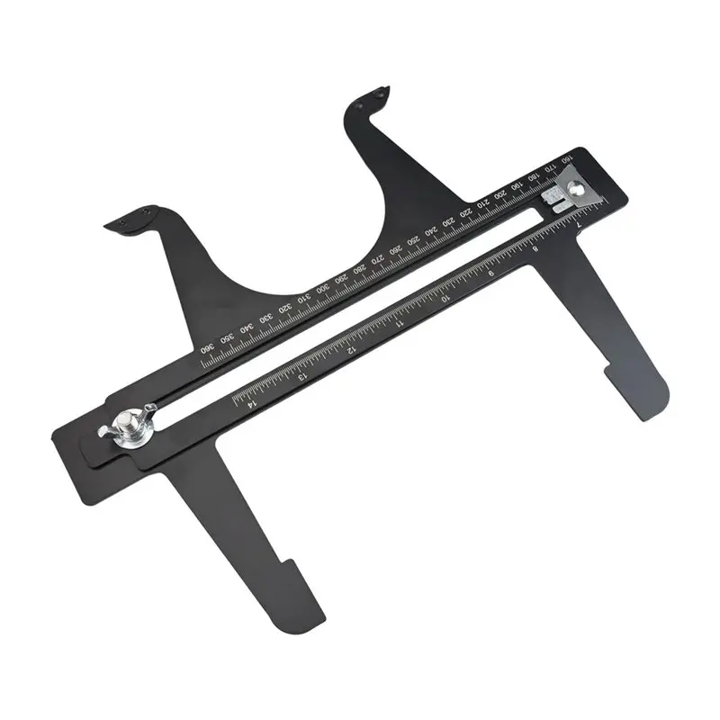 For Brake Shoe Measuring Tool Dual Scale Steel 6.5-14.25 Inch For Rotor Reset Rear For Rotors
