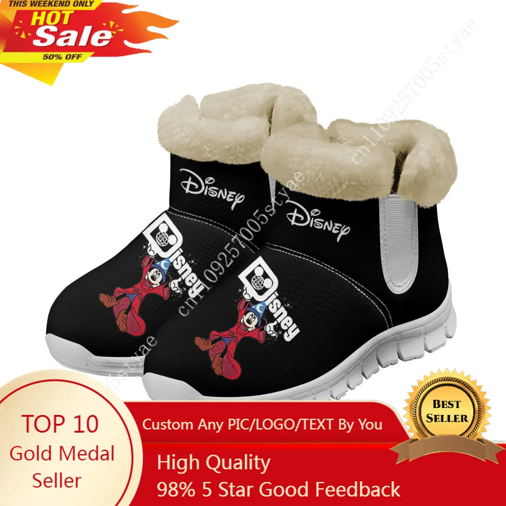 

Disney World Magic Mickey Snow Boots Mens Womens Warm shoes lightweight casual boots Shoes Outdoor Sports Shoes