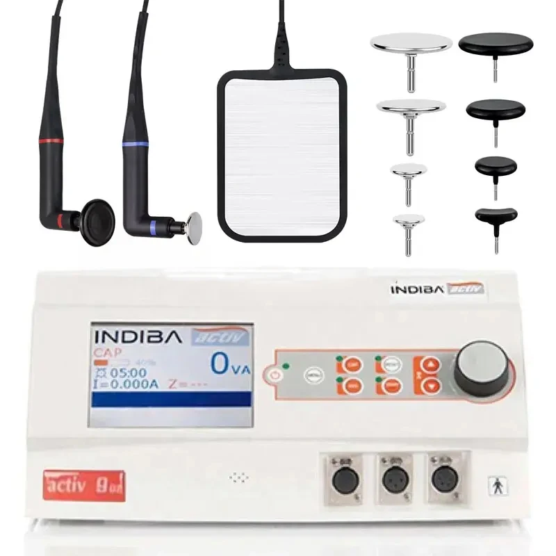 

Indiba 448khz Physiotherapy Monopolar Radio Frequency Machine Tecar RET CET RF Machine for Pain Relief