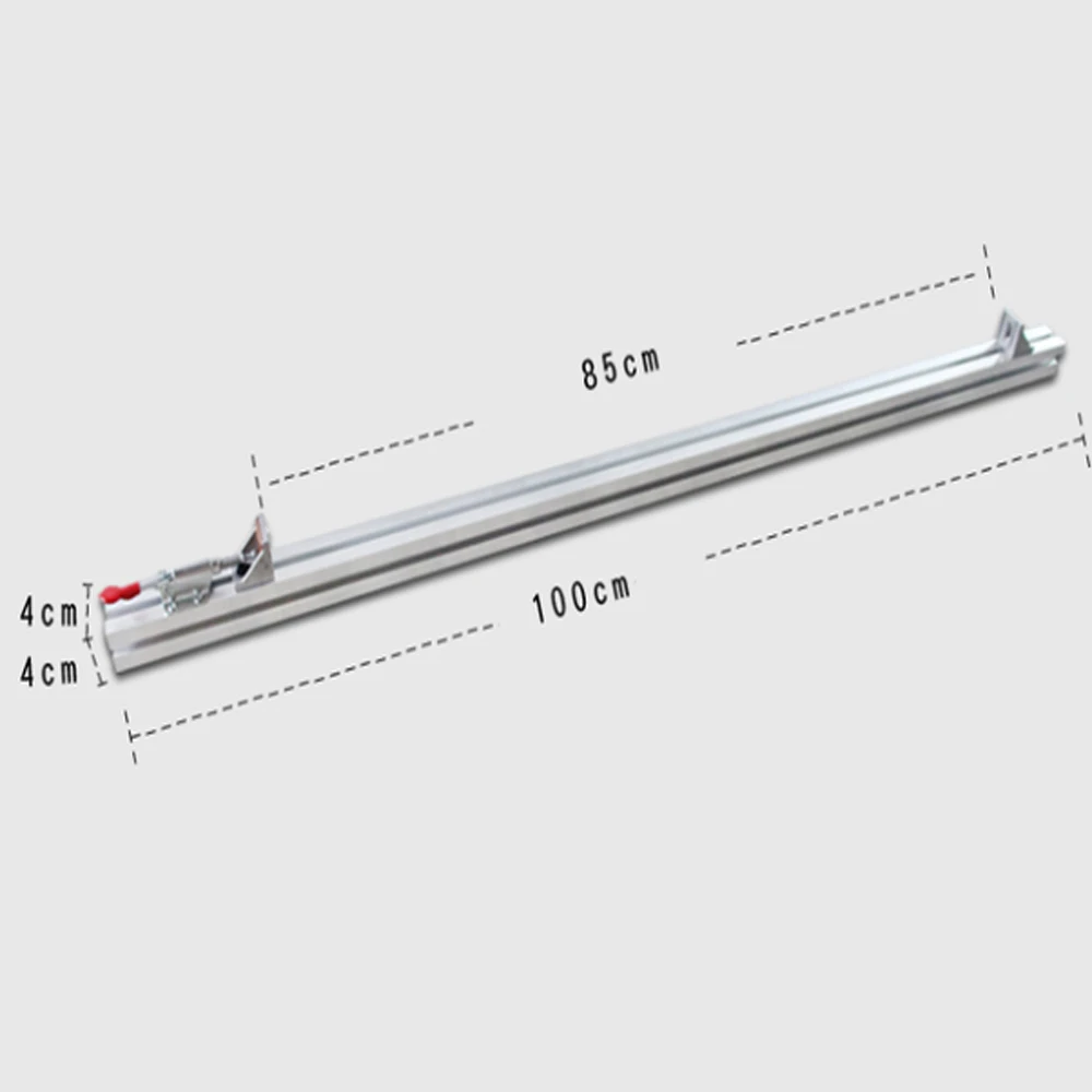 Neue Elektrische Kreissäge Führungsschiene System 60/100/120 cm Clamp Rand Gerade Cut Guide Befestigungs Clip leuchte Holzbearbeitung Werkzeuge – Detail 9