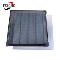 Laser Honeycomb Grid Work Table 300/400/450/500/650mm With Aluminium Plate Corner Protection Woodworking Machine Tool
