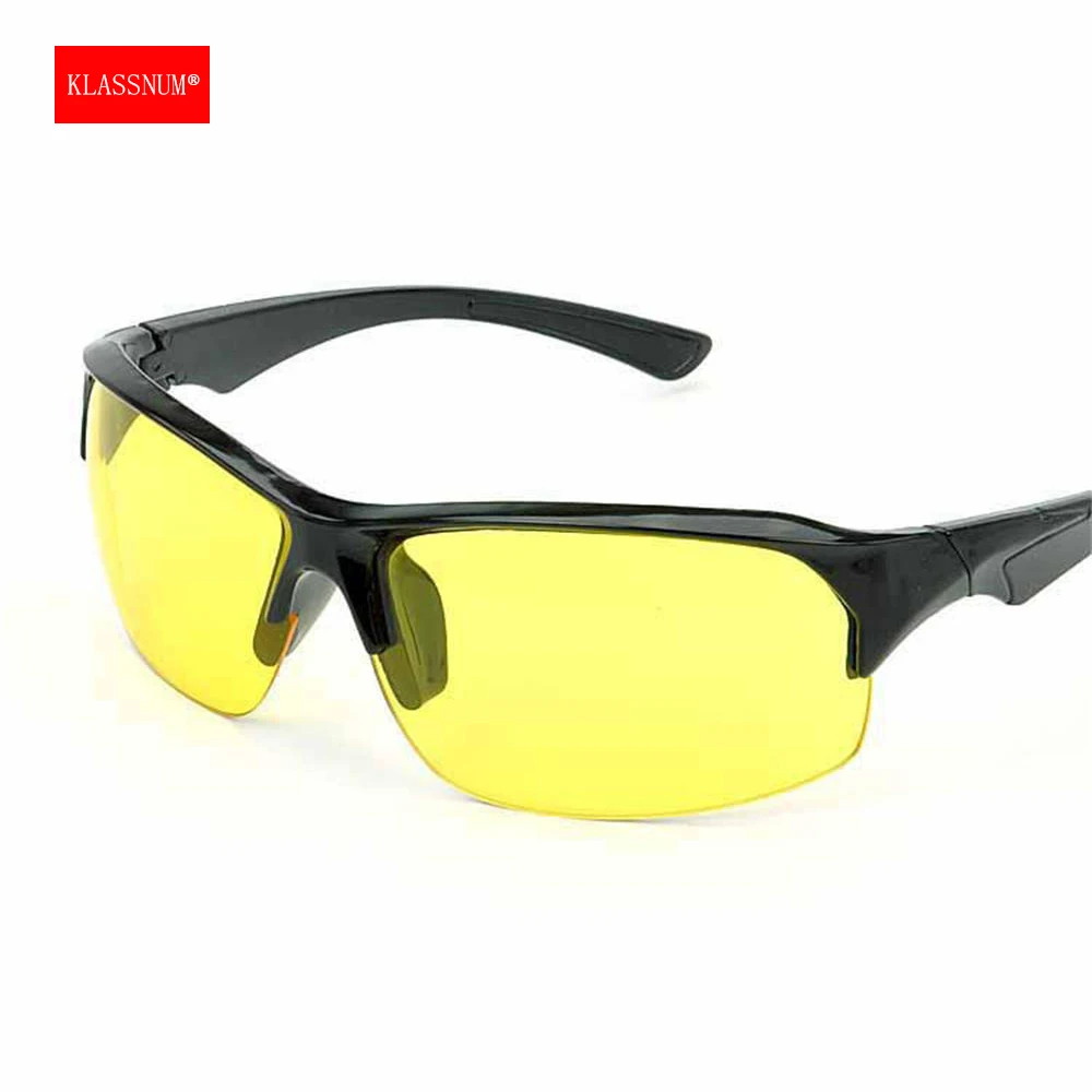 Night Driving Glasses Men Yellow Lens Sunglasses Anti-glare Night Vision Glasses Women Driving, Cycling, Running Eyepiece New