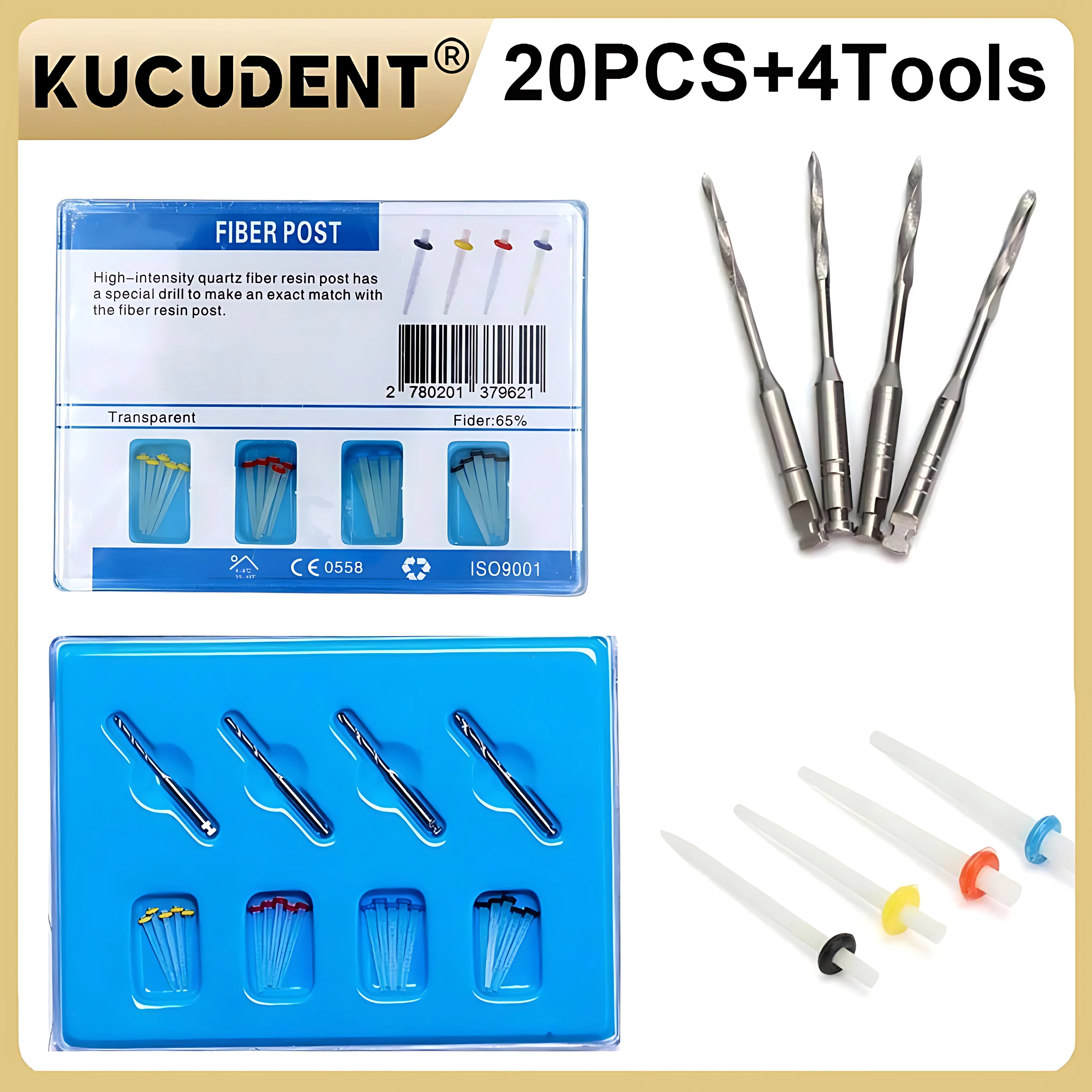 

20 шт. наборы стоматологических стоматологических столбов со сверлами, прямой винт, кварцевое стекло, смола, стопор для корневых каналов, стоматология, восстановление