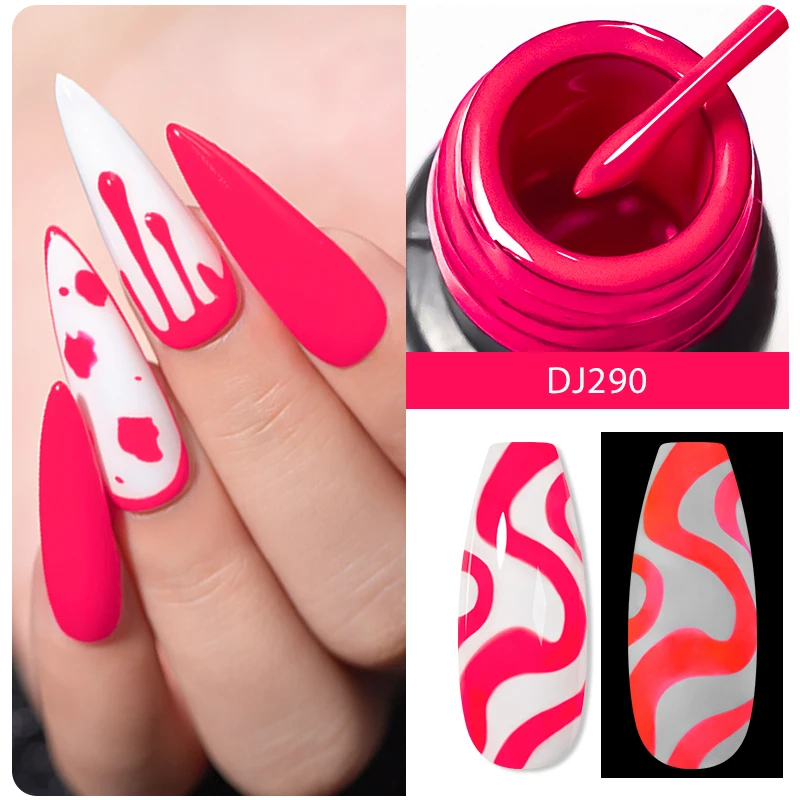 MEET ACROSS 5 ml Liner Nagel Gel Polnisch 28 Farben Schwarz Weiß Französisch Pull Linie Malerei Gel Für UV Nagel liefert Vernis Nägel Kunst