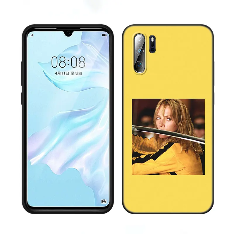 kill Bill Movie Phone Case For Huawei P8 P9 P10 P20 P30 P40 Lite E P50 P Smart Pro Z S 2018 2019 2020 2021 Soft TPU Black Cover