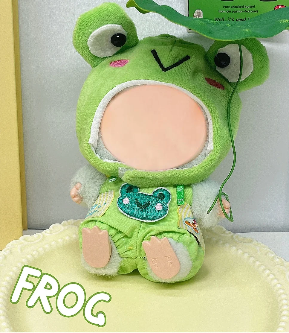 Puppenkleidung, Puppenkleidung der Welpen- und Froschserie, 17-cm-Puppenanhängerzubehör mit Blindbox