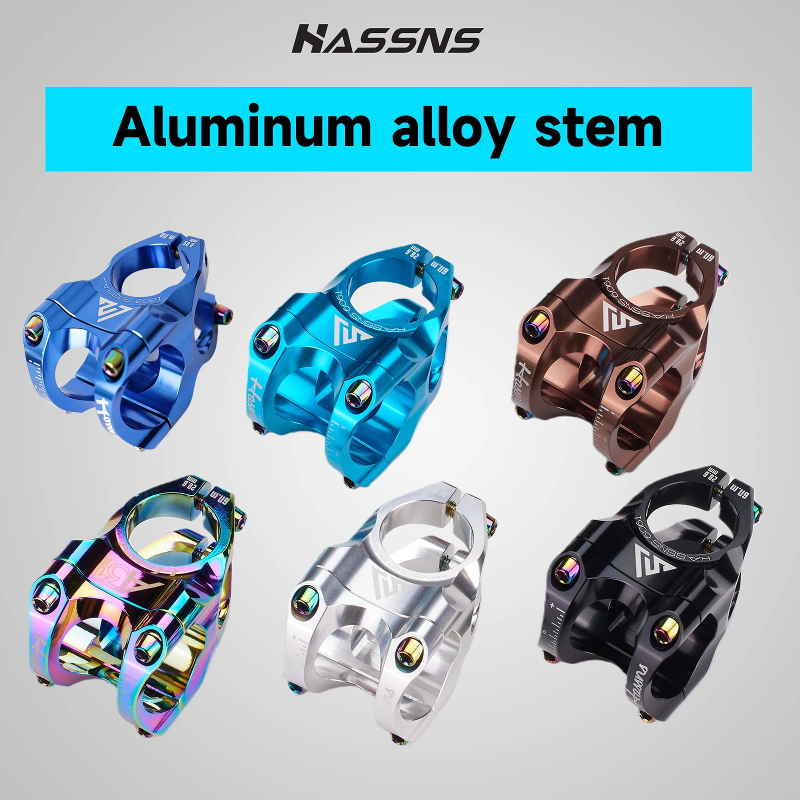 HASSNS HA37 Stem 35mm Road Bicycle Short Power Mtb Power Stem Rod Mountain Bike Handlebar Table Adjustable Riser 31 8 Cycling