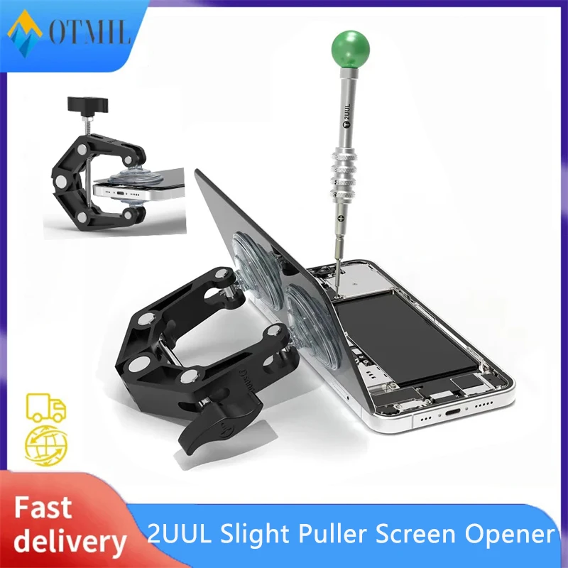 2PCS/BOX 2uul DA09 Slight Puller Clamp Fixture For Mobile Phone Screen Opener Support Suction Cup Disassemble Repair Tools