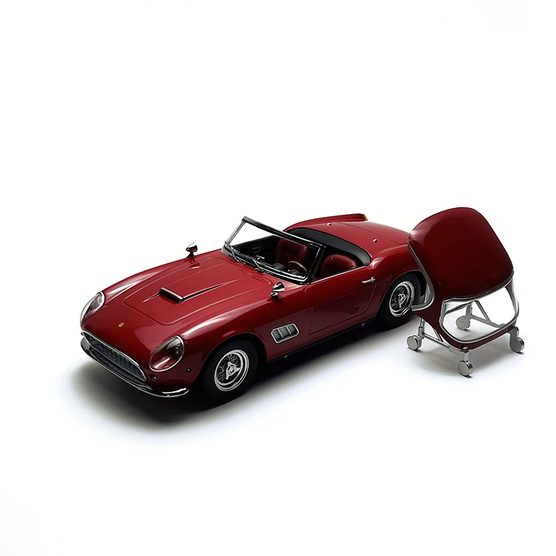 Minor Flaws KK 1:18 Scale Diecast Alloy Ferrari 250GT Roadster Toys Cars Model Classics Adult Souvenir Gifts Static Display