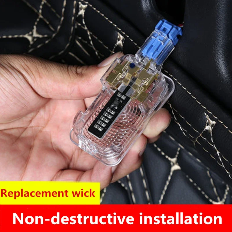 1 Pair For Honda CRV CR-V 5th 2017 2018 Trunk LED Light Highlight Replacement Wick Light Bulb Crystal Blue Interior Modification