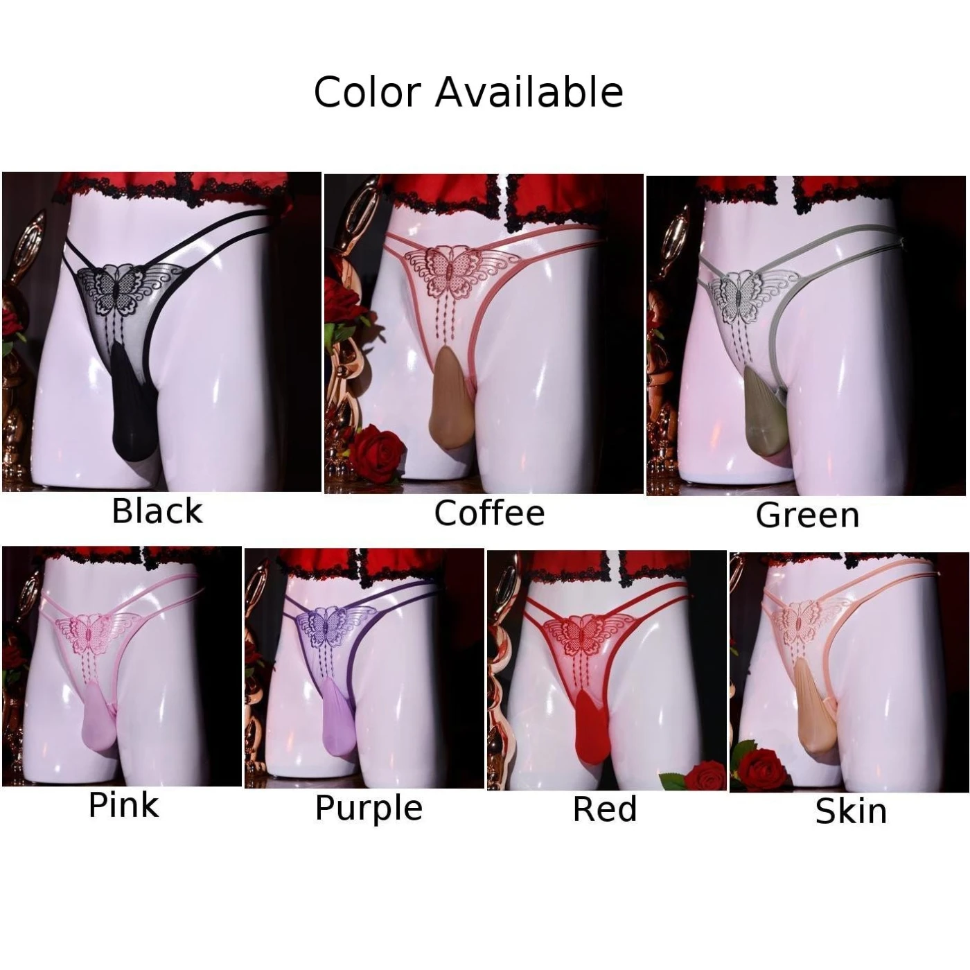 Sissy Underwear Breathable Underwear For Daily Comfort Comfortable Fit High Elasticity Lightweight Nylon Fabric