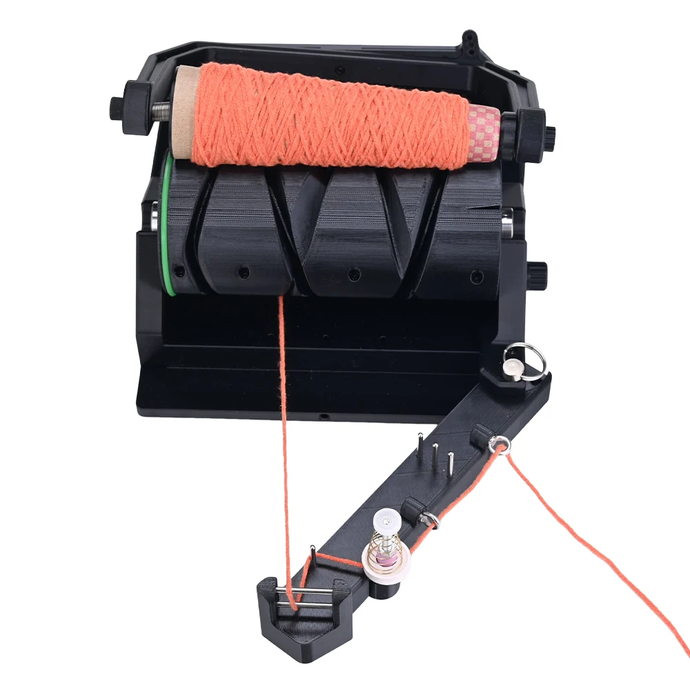 Automatic Mini Yarn Winder with Digital Meter Counter Preset Length Auto Stop for Knitting Crochet DIY Craft
