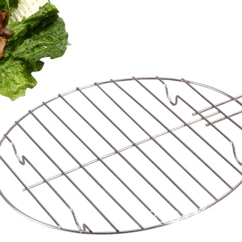 

3pcs BBQ Grill Grates Durable Stainless Steel Outdoor Cooking Tools Set Round Bbq Storage Net Rack Easy Clean Accessories