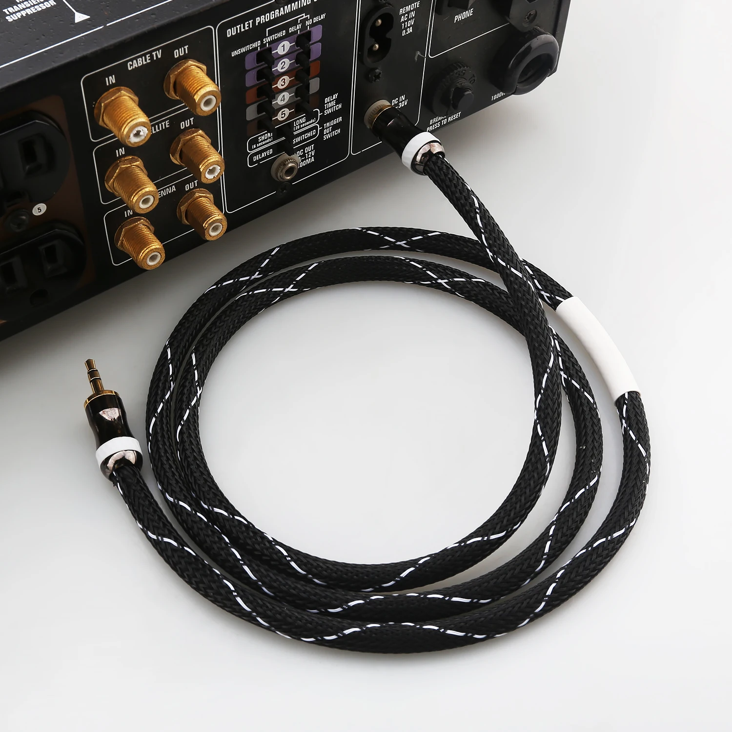

3.5mm Aux Male to Male Auxiliary Cord Stereo HIFI Audio Cable Headphone Jack