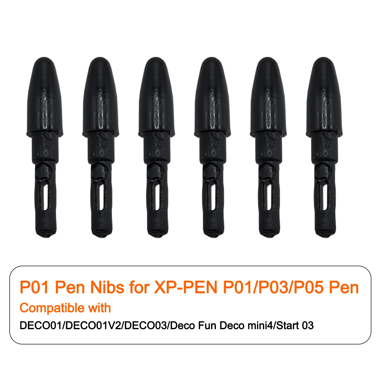 Replacements Pen Nibs for XP PEN P01/P03/P05 Stylus DECO01V2/​Deco mini4/StarG640/​Artist 15.6/Artist 13.3 Drawing Tablet