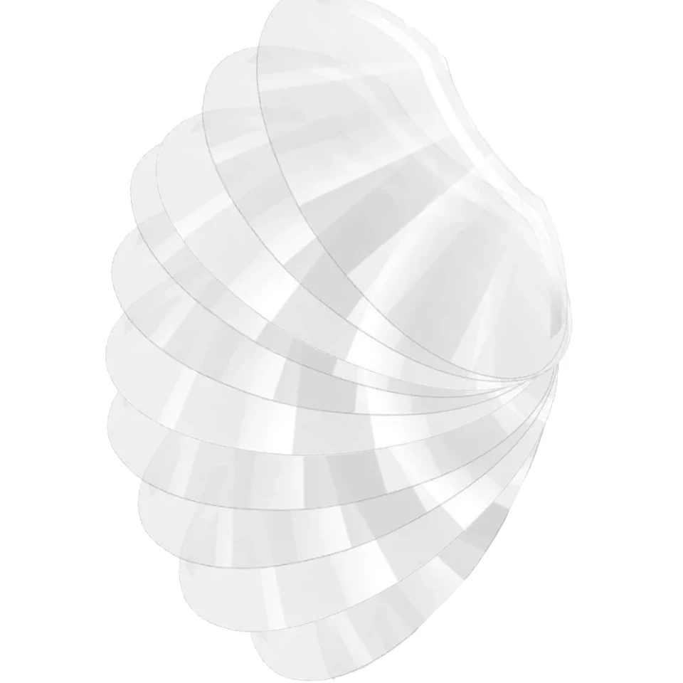 100 Pcs Clear Shower Eye Shield Protectors