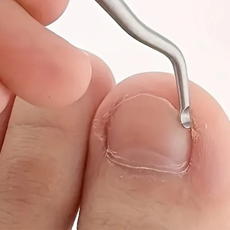 Stainless Steel Foot Care, Foot Beauty Set, Foot File for Hard Skin and Calluses, Includes Toenail Scraper, Nail Cleaning Tools, Fragrance-Free, Suitable for Home and Beauty Salons