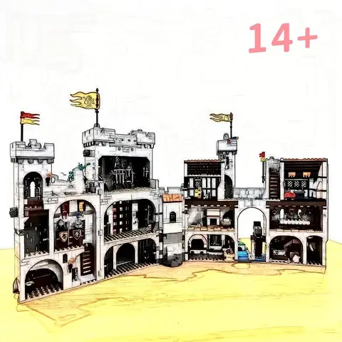 2026 New  New Medieval Street View Diy Party Supplies  Holiday Gifts 4514pcs