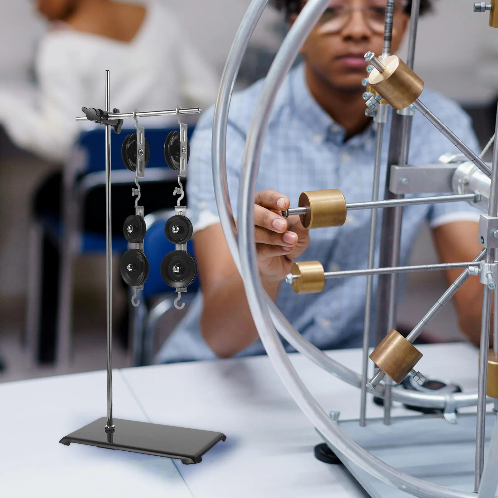 

Набор для физических экспериментов: Учебное пособие по механике с блоком-слайдером для изучения силы и движения