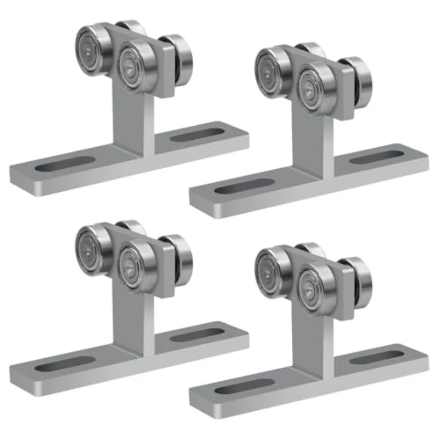 

Upgraded 304 Stainless Steel Electric Hoist Trolley Roller for 1-5/8 Wide Unistrut Channel Silent 4-Wheel Trolley Assembly Comp