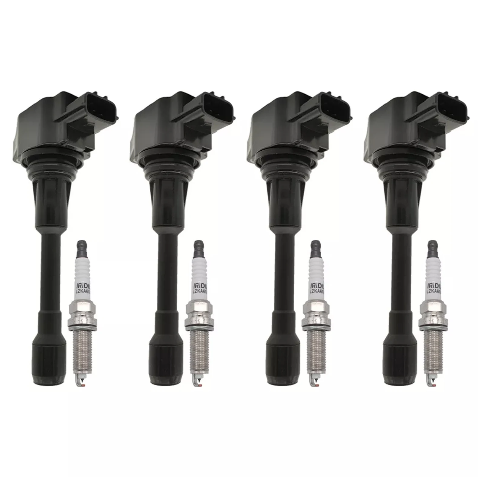 

4 катушки зажигания и 4 свечи зажигания для Nissan Altima L4 07-18 22448-ED000 UF549