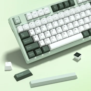 KBDiy GMK Botanical Keycap Cherry Profile Double Shot PBT ISO Keycaps für Gamer Mechanical Keyboard Kit Gaming Point Retro GMK67