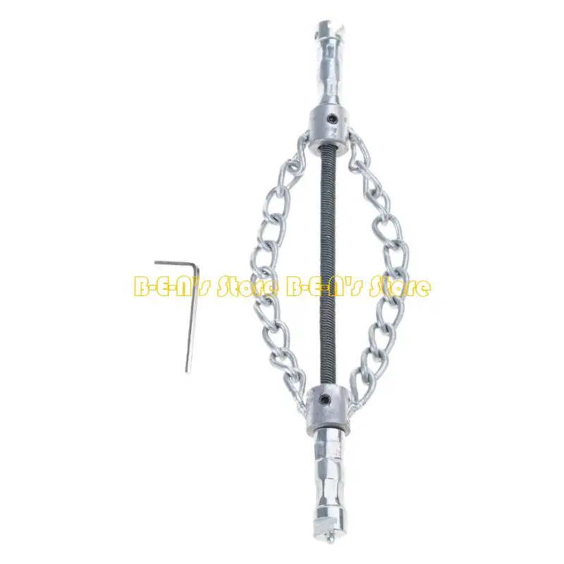 

Y1AD Metal Drain Cleaner Tool with Interchangeable Heads Fit for Pipe Debris Removal