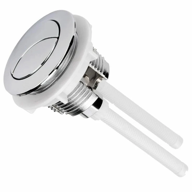 2PCS Toilet Flush Button Replaces 38Mm Double-Button Switch Round Button Toilet Flush Button