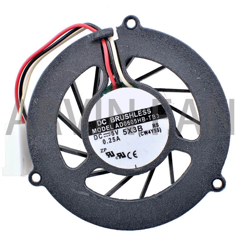 Brand New Original COOLING REVOLUTION AD0605HB-TB3 Notebook Fan E255 Fan DC 5V 0.25A Double Ball Bearing