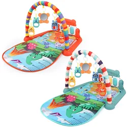 Baby Gym Tapis Puzzle Mat, Brinquedos Educativos Rack, Music Play Mat com teclado de piano, Infant Fitness Carpet, Presente para crianças