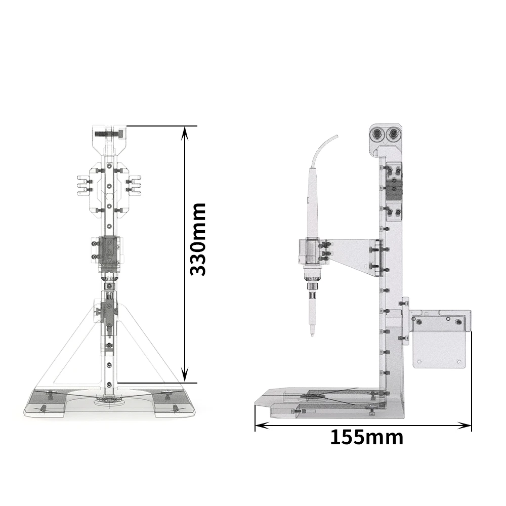 Stealth Press Kit Heat Set Insert Press Tool Soldering Iron Tip Thread Heat Insert Nut Embedded Kit M2-M8 For 3D Printing Parts