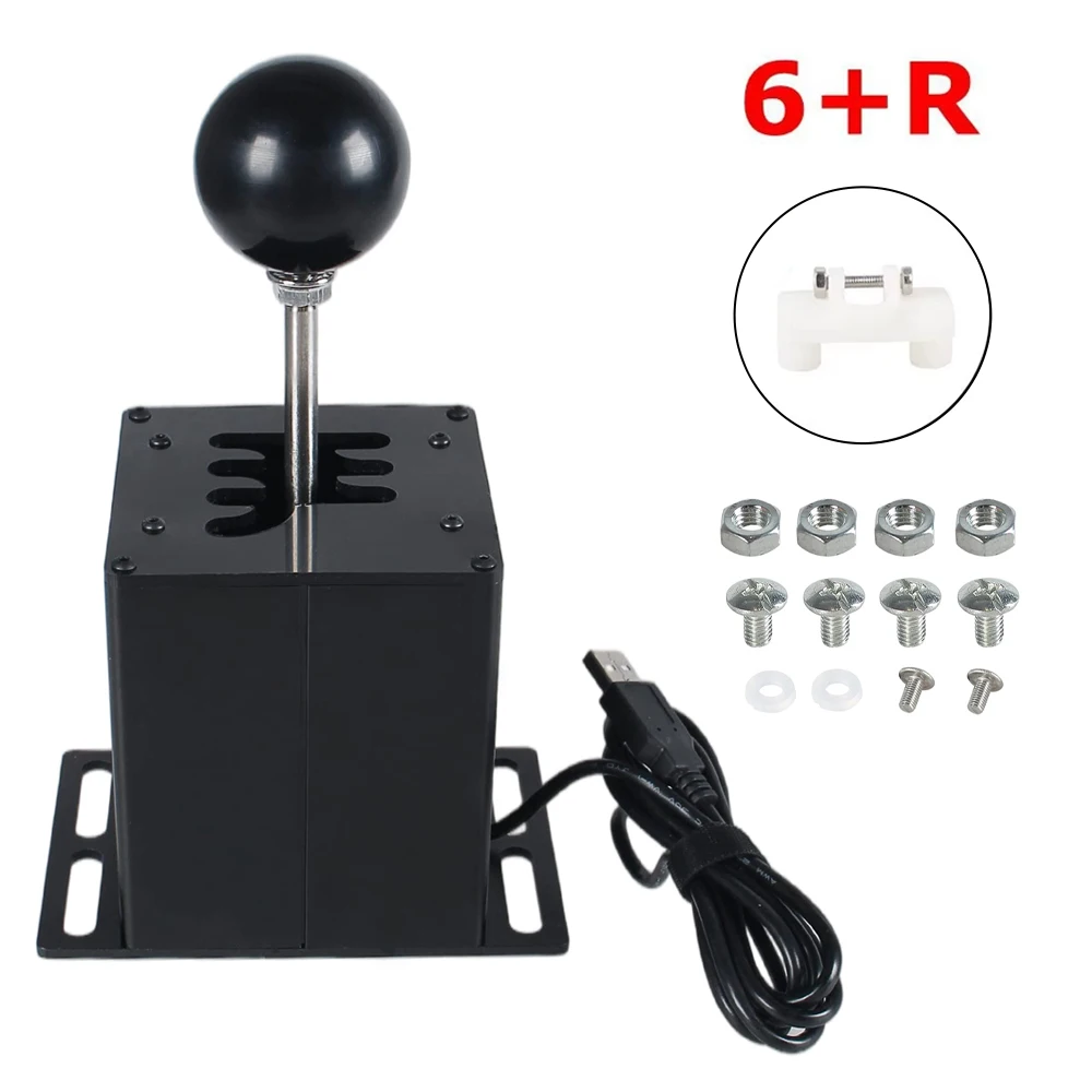 

PC USB H Gear Shifter For Logitech G29/G25/G27/G920 For Thrustmaster T300RS/GT For ETS2 Simracing Racing Game Shifter HB-1014