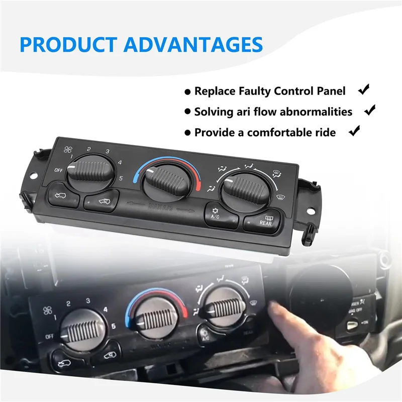 Módulo de Control de clima frontal 599-218 para modelos GMC Select 599218 accesorios de repuesto de Panel de Control HVAC