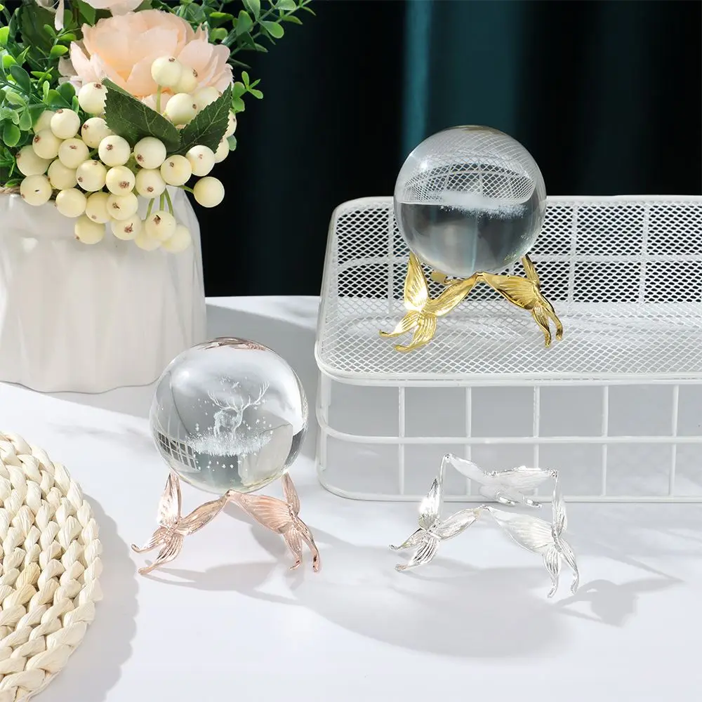 Metal Butterfly Display Base Holder Stand for Crystal Ball Sphere Globe Support Home Decoration Ornaments Craft Metal Gift