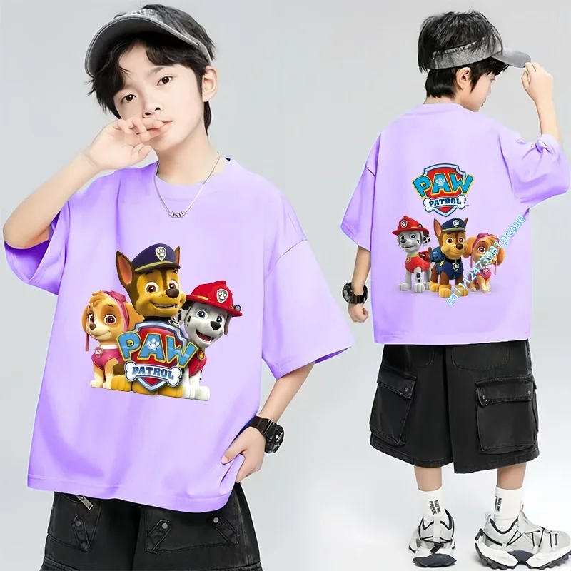 PAW Patrol Summer T-shirt for Children - 100% Cotton Short-S