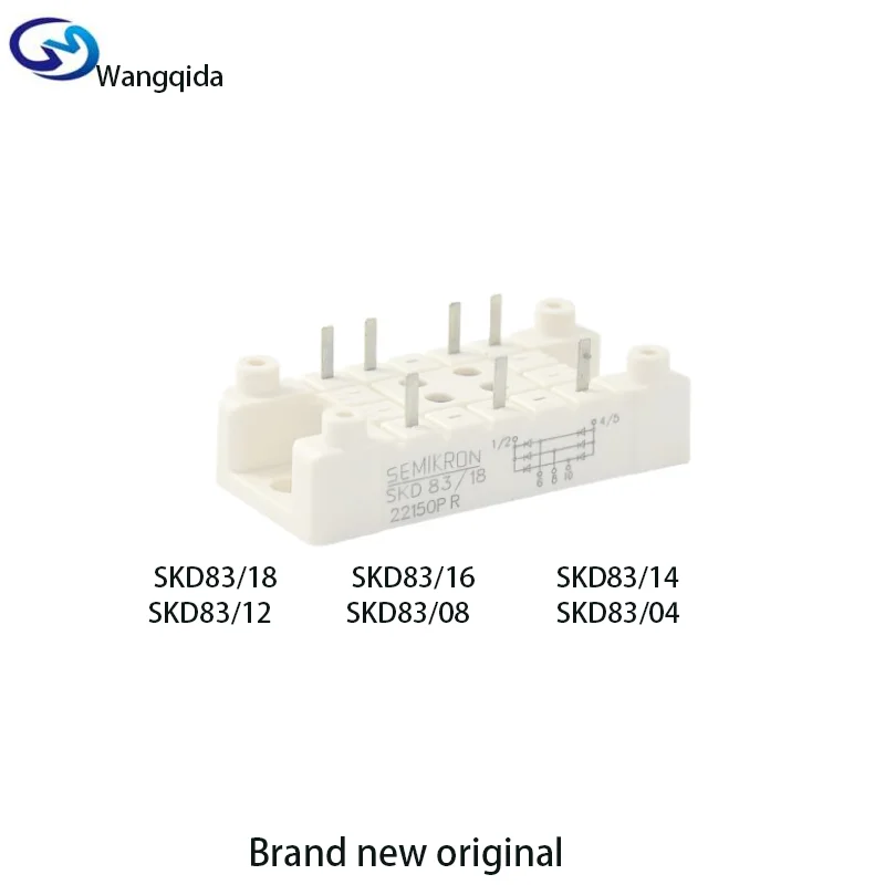 

Brand new original SKD83/18 SKD83/16 SKD83/14 SKD83/12 SKD83/08 SKD83/04 Three phase rectifier bridge module