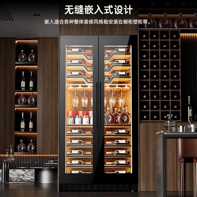 Picture 4: Red wine cabinet 735W smart with WiFi frequency conversion constant temperature moisturizing fashionable cup rack