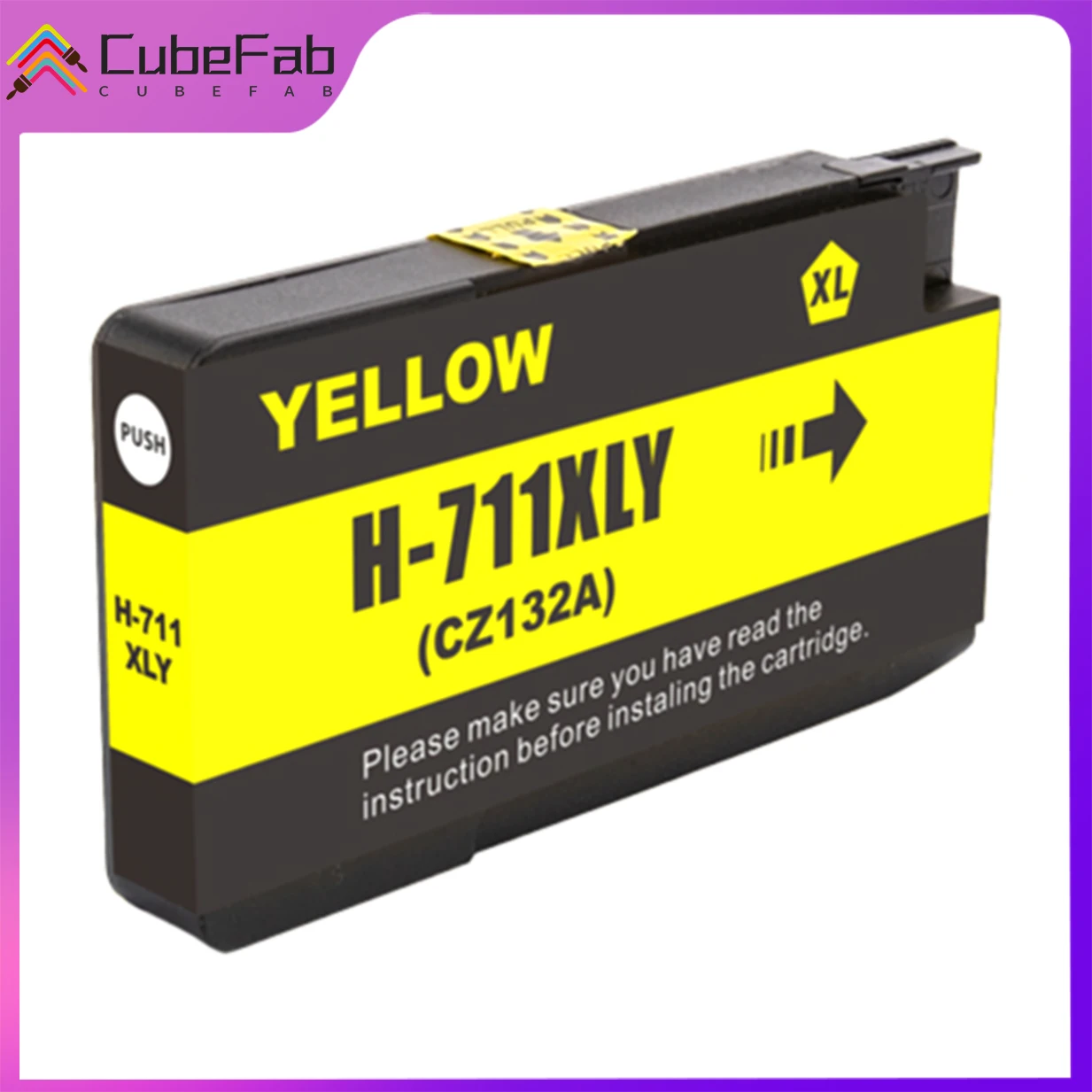 خرطوشة حبر 711 711XL لخرطوشة بديلة HP 711 HP711 متوافقة مع طابعة HP DesignJet T120 T125 T130 T520 T525 T530