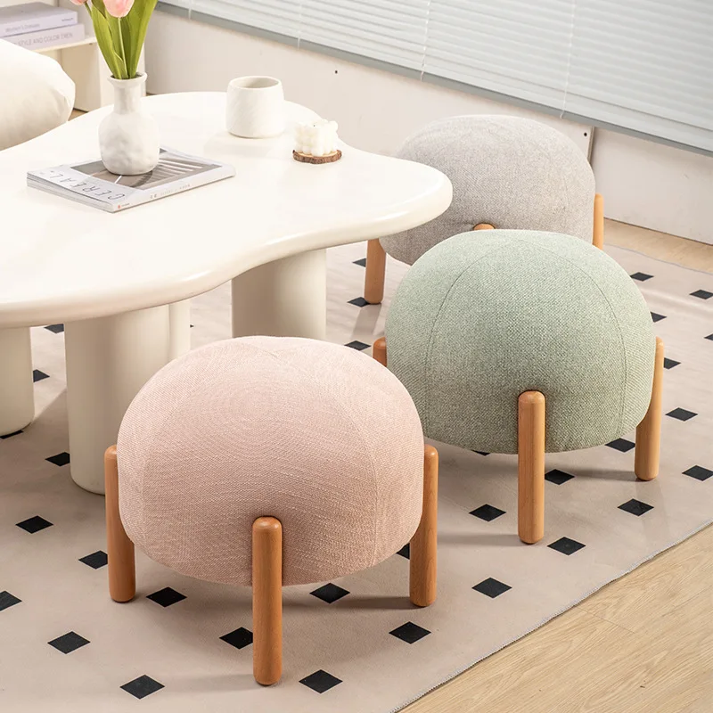 Nordic low  sofa changing  mushroom , designer , sales department , round  pier